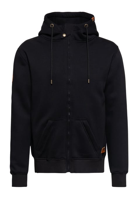 King Kerosin Herren Outdoor Sweatjacke K.K. Adventure Gear schwarz - Image 1