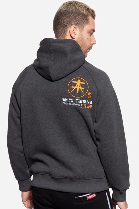 Akito Tanaka Herren Kapuzen Sweater Attraction anthrazit - Image 2