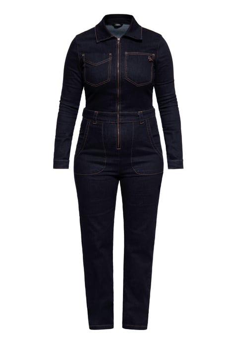 Queen Kerosin Damen Workwear Overall Denim - Image 1