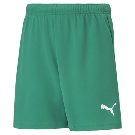 Puma Boys / Girls TeamRISE Shorts Junior Green 704943 - Image 1