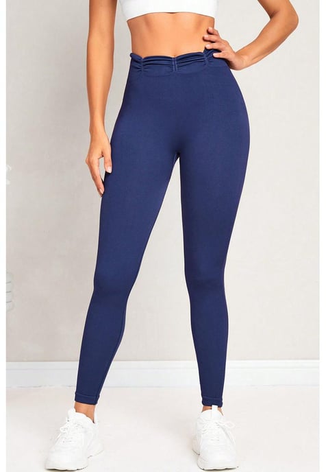 Women's Ruched High Waist Active Leggings - Image 1