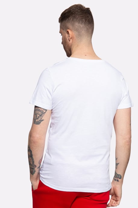 Akito Tanaka Herren T-Shirt mit Frontprint Dragon Anchor weiß - Image 2