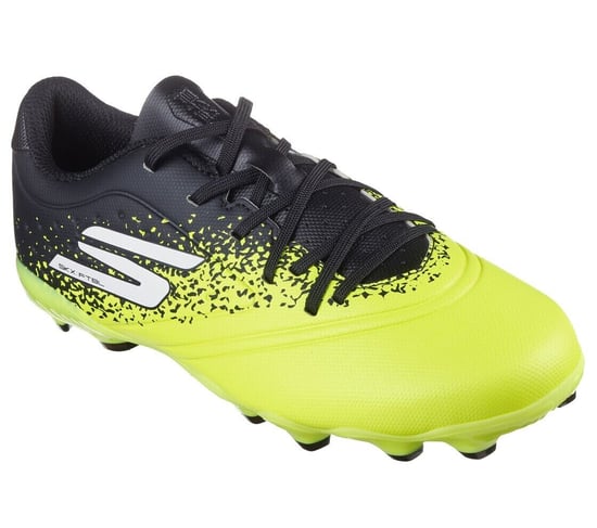 SKECHERS BOYS / GIRLS JUNIOR FOOTBALL BOOTS FG RAZOR 1.5 YELLOW BLACK - Image 1