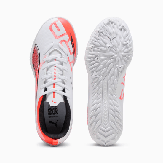 PUMA BOYS / GIRLS ULTRA 5 PLAY TT ASTRO TURF FOOTBALL TRAINERS BOOTS 108333-01 - Image 2