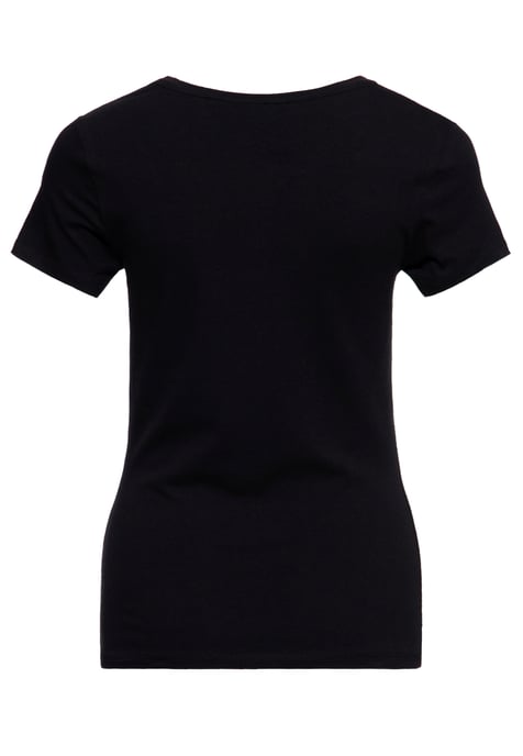 Queen Kerosin Damen T-Shirt Purr Kitty Purr schwarz - Image 2