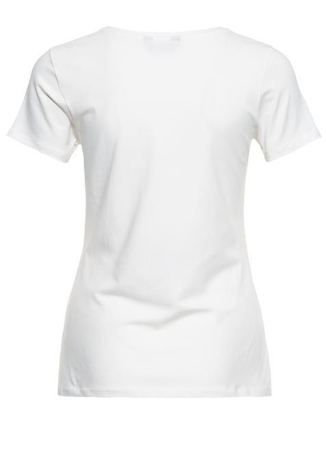 Queen Kerosin Damen T-Shirt mit Frontprint und Rundhalsausschnitt Gearhead offwhite - Image 2