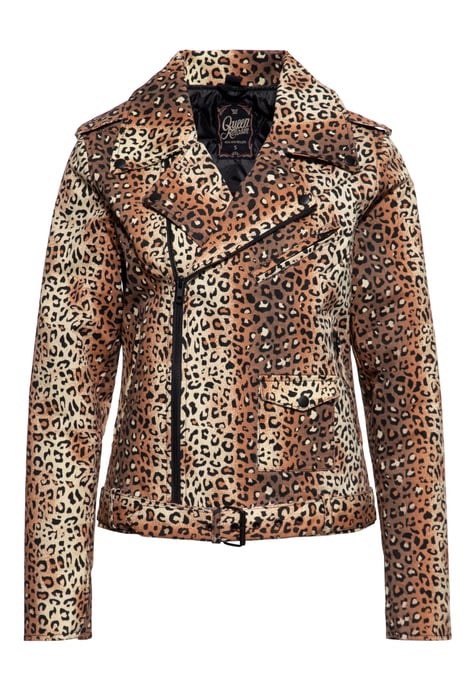 Queen Kerosin Damen Biker Jacke Motor Queen Service leo - Image 1