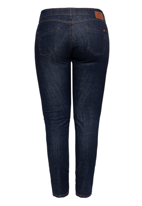 Amor, Truth & Trust Damen Red Selvedge Slim Fit Jeans Leoni dunkelblau - Image 2