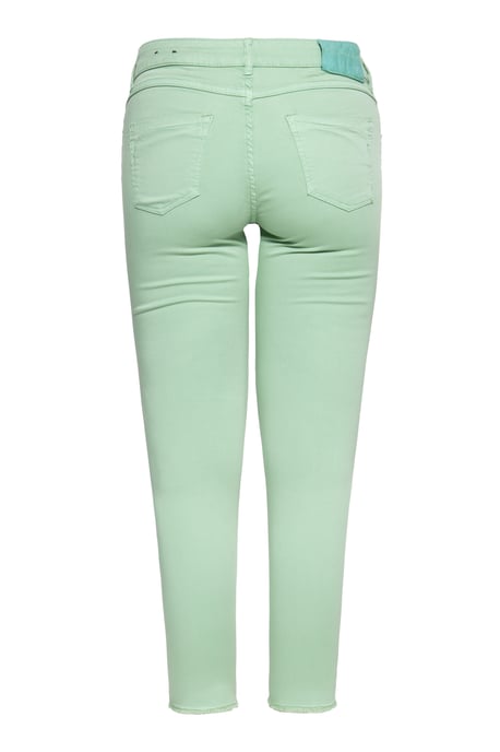 Amor, Truth & Trust Damen ATT JEANS Slim Fit Hose mit offenen Kanten Leoni Dusty Green - Image 2