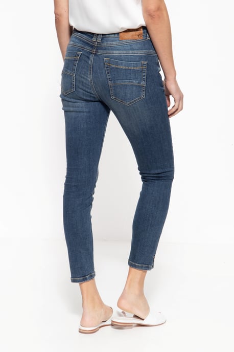Amor, Truth & Trust Damen 5-Pocket Jeans Sun dunkelblau - Image 2