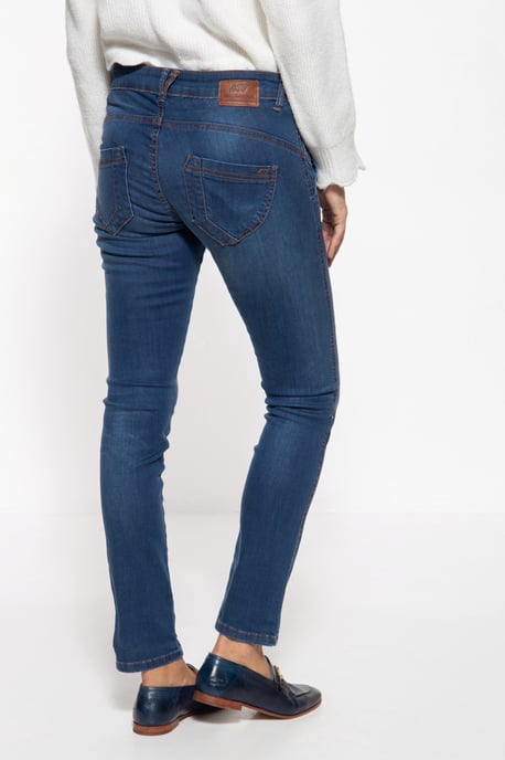 Amor, Truth & Trust Damen ATT JEANS Damen Jeans mit legeren Waschungen Zoe blau - Image 3
