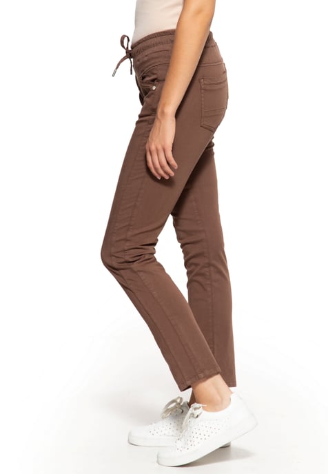 Amor, Truth & Trust Damen Stoffhose Ella braun - Image 3