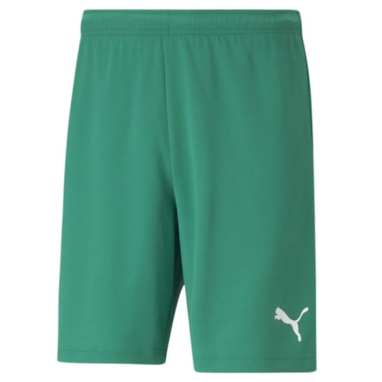 Puma Mens TeamRISE Shorts Football DryCELL Green 704942 - Image 1