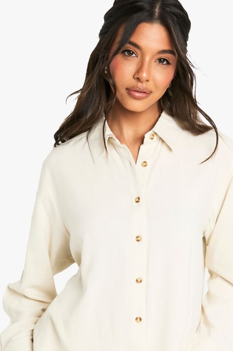 Premium Linen Oversized Shirt - Image 4