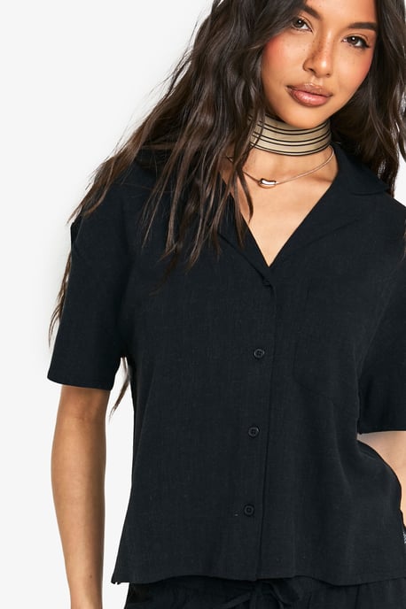 Premium Linen Short Sleeve Shirt - Image 4
