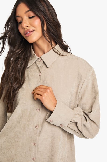 Peached Shoulder Pad Shirt - Image 4