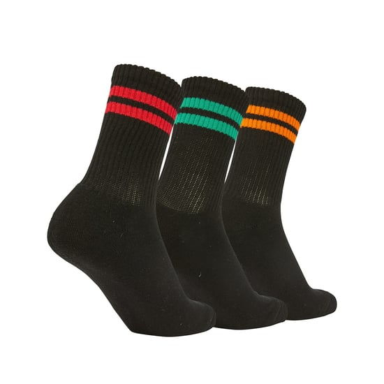 Ellesse 3-Pack Korte Crew Sock in Zwart - Image 2