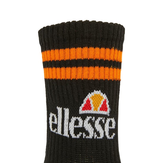 Ellesse 3-Pack Korte Crew Sock in Zwart - Image 3