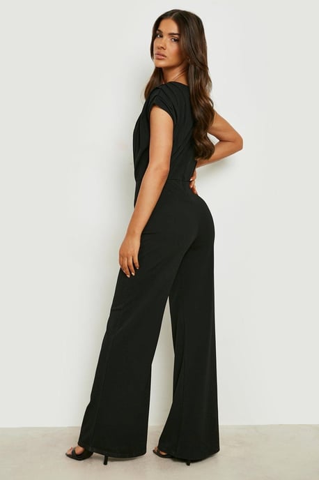 Ruched Detail Wide Leg Jumpsuit - Image 2