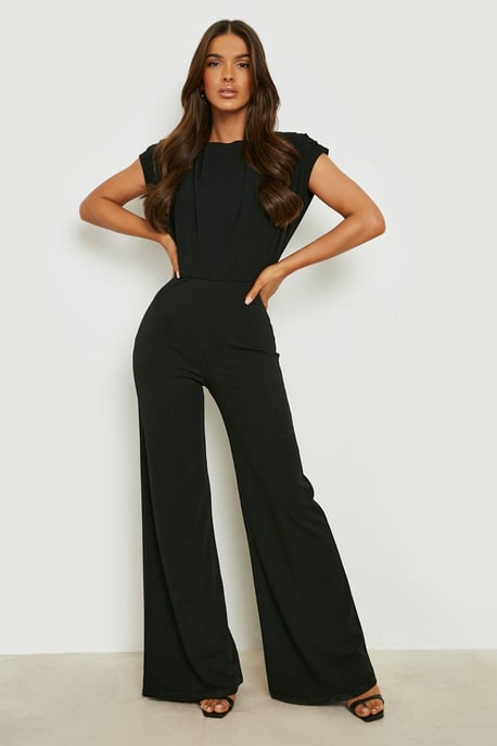 Ruched Detail Wide Leg Jumpsuit - Image 3