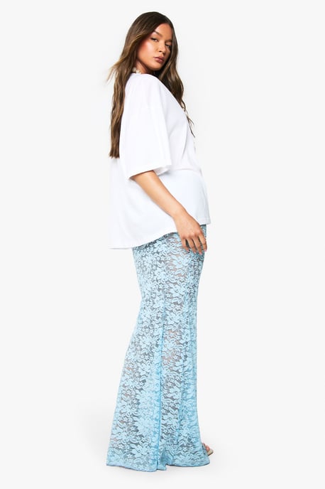 Lace Maxi Column Skirt - Image 2