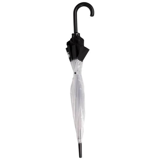 Trespass Unisex Adult Rainfall Clear POE Stick Umbrella (Black) - Image 4
