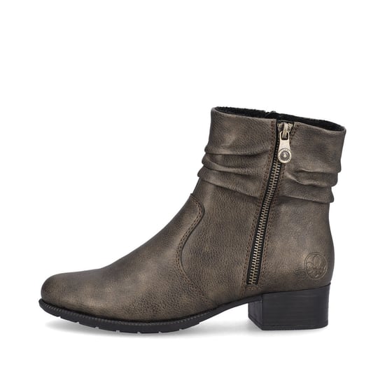 Rieker 78656-90 Dames Leren Laarzen Metaalachtig - Image 1