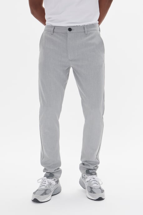 Casual broek Regular fit melange - Image 2