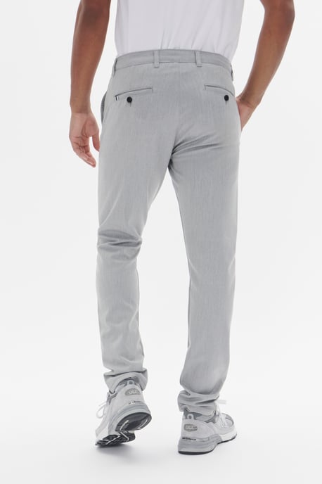 Casual broek Regular fit melange - Image 3
