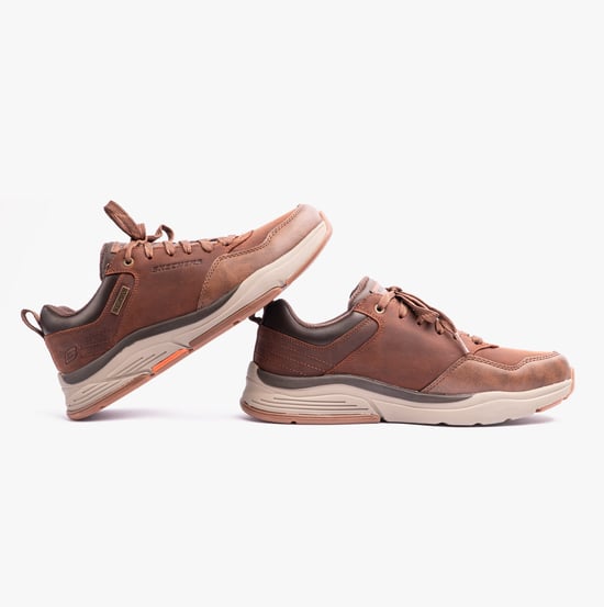 Skechers 210021/cdb Relaxed Fit: Benago - Hombre Mens Shoes Dark Brown - Image 2