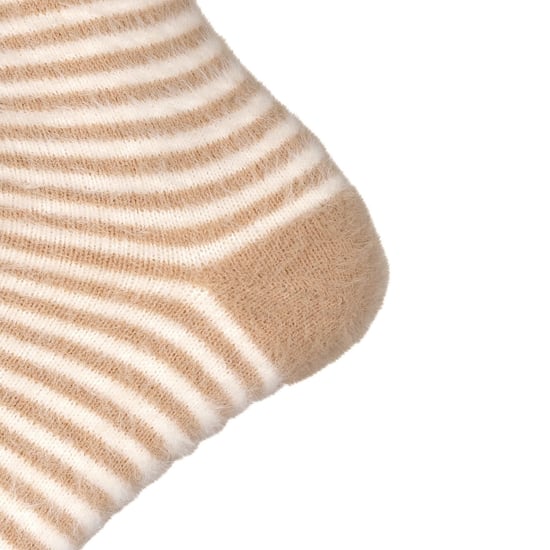 Trespass Mysiga strumpor med djuransikte för barn (Beige) - Image 4