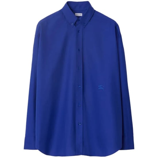 Burberry Equestrian Knight Blue Casual Shirt - Image 1
