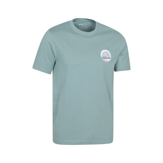 Mountain Warehouse Mens Brighton Short-Sleeved T-Shirt (Pale Green) - Image 3