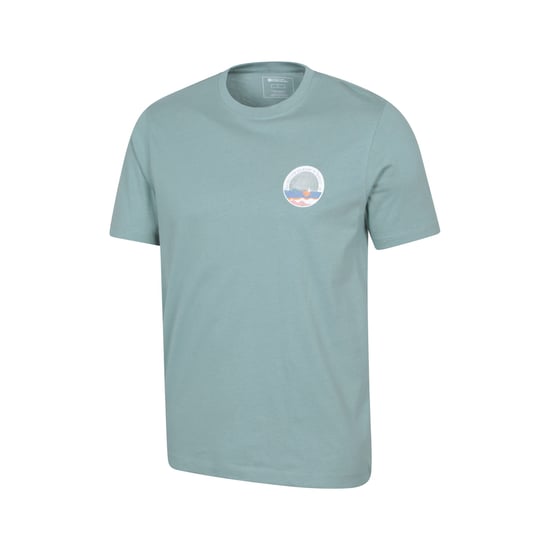 Mountain Warehouse Mens Brighton Short-Sleeved T-Shirt (Pale Green) - Image 4
