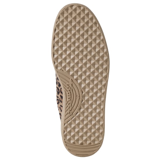 Tamaris Dam Leapord Bruna Mocka Läder Moderiktiga Sneakers Med Snörning - Image 6