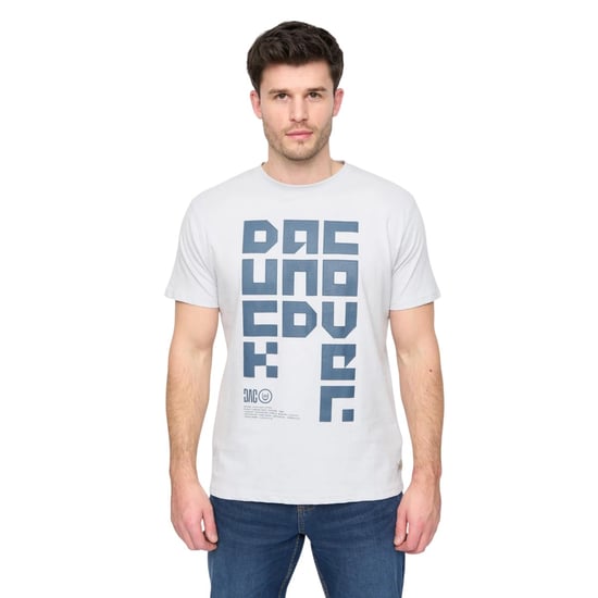 Duck and Cover Heren Squarelarge T-Shirt (Lichtblauw) - Image 1
