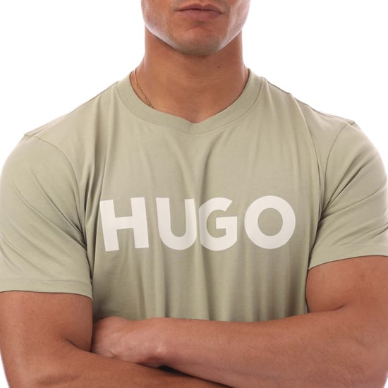 Men's Hugo Dulivio T-Shirt in Green - Image 2
