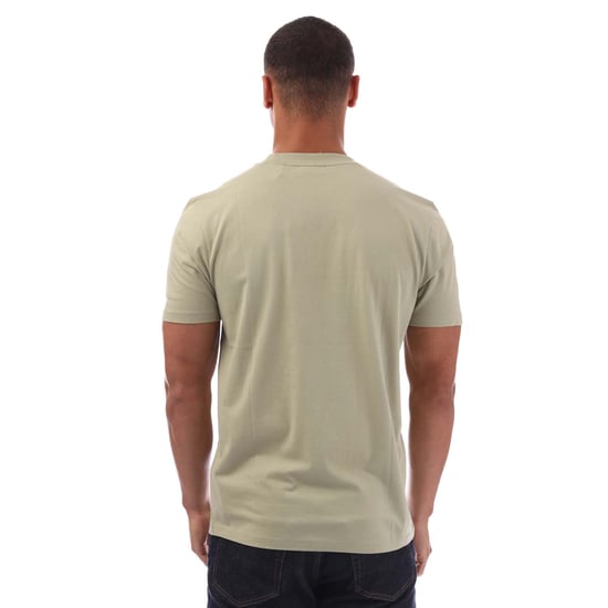Men's Hugo Dulivio T-Shirt in Green - Image 3