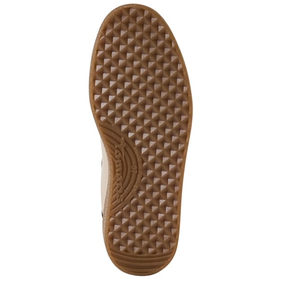 Tamaris Dam Beige Mocka Läder Moderiktiga Sneakers Med Snörning - Image 6