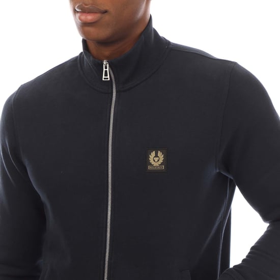 Men's Belstaff Full Zip Sweatshirt in inkwell - Image 3