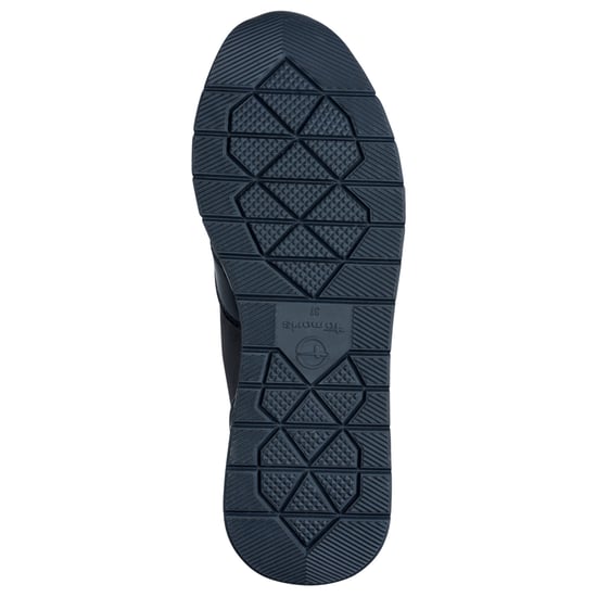 Tamaris Womens Navy Blue Fashion Lace-up Zipped Sneakers Trainers - Image 6