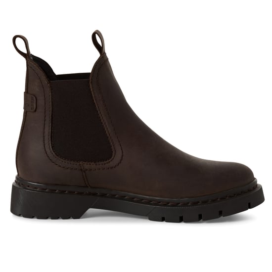 Tamaris Womens Brown Leather Classic Chelsea Ankle Boots - Image 1