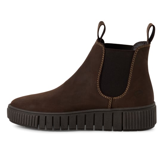 Tamaris Womens Brown Leather Chelsea Ankle Boots - Image 4