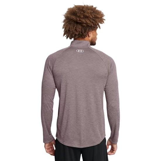 Under Armour Heren 2.0 Technische top met halve rits (Grijs) - Image 2