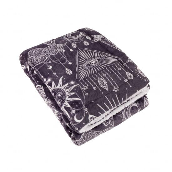furn. Constellation Printed Fleece Throw - Image 1