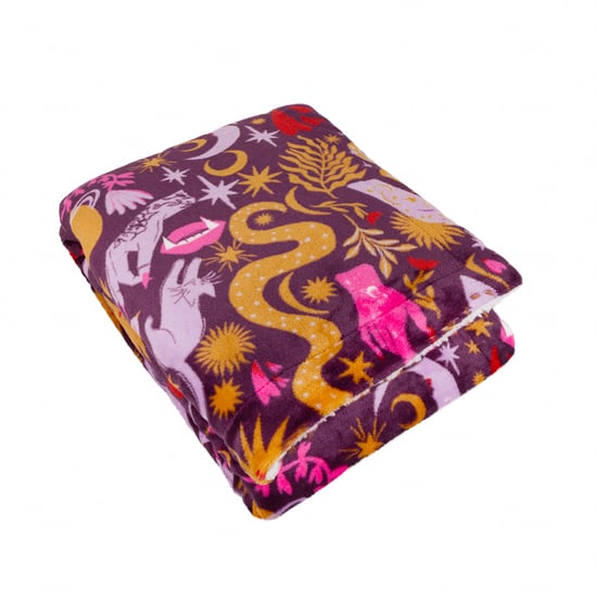 furn. Enchanted Printed Fleece Throw - Image 1
