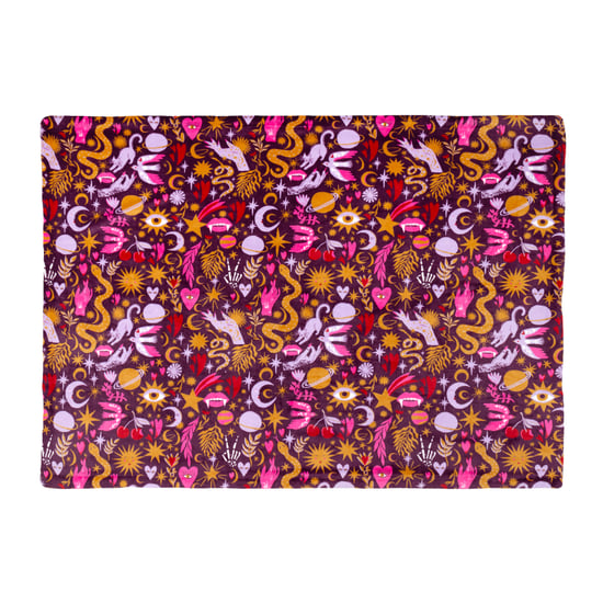 furn. Enchanted Printed Fleece Throw - Image 3