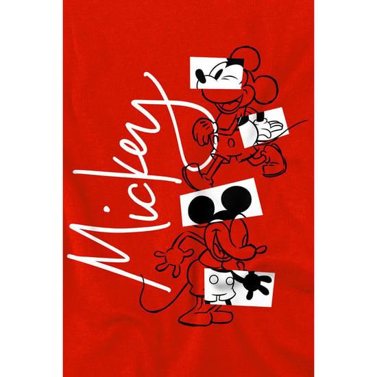 Disney Kinderen/Kinderen Mickey Mouse Geometrische Vormen T-Shirt (Rood) - Image 3