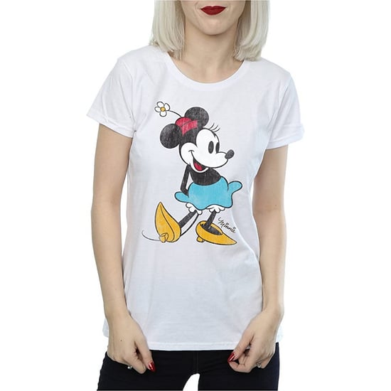 Disney Dames/Dames Klassiek Minnie Mouse Katoenen T-Shirt (Wit) - Image 3