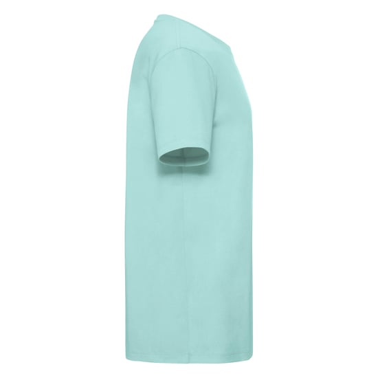 Russell Heren Organisch T-Shirt met korte mouwen (Aqua Blauw) - Image 3